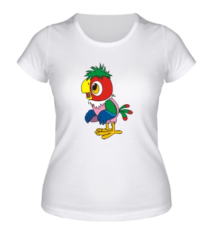 Женская футболка «Попугай Кеша»
