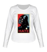 Женский лонгслив Darth Vader: Hate Art