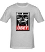 Мужская футболка «Darth Vader: Obey Art» - Фото 1