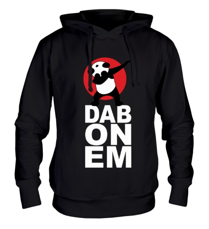 Толстовка с капюшоном Panda: DAB ON EM