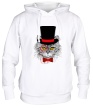 Толстовка с капюшоном «Джентльменский кот» - Фото 1