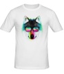 Мужская футболка «Пляжный волк» - Фото 1