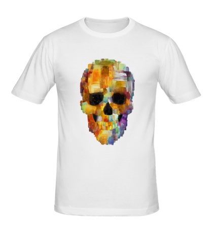 Мужская футболка «Abstract Skull Grunge»