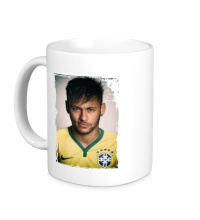 Керамическая кружка Neymar: Portrait