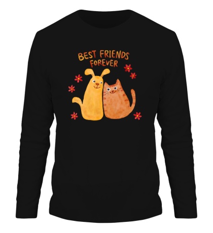 Мужской лонгслив «Best Friends: Forever»