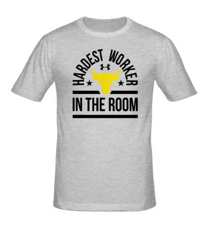 Мужская футболка Hardest Worker in the Room