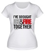Женская футболка «Ice & Fire Together» - Фото 1