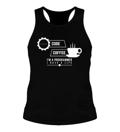 Мужская борцовка «Programmer: Coffee & Code»