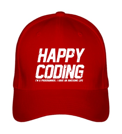 Бейсболка Happy Coding