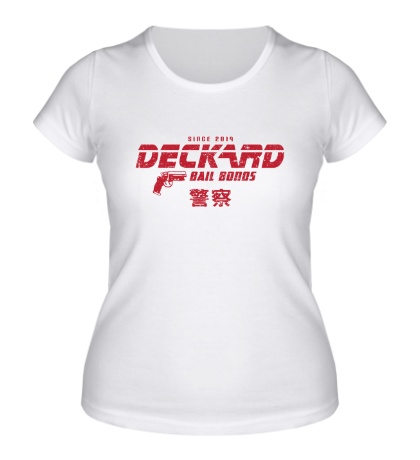 Женская футболка Deckard Bail Bonds