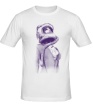 Мужская футболка «Женщина-космонавт» - Фото 1