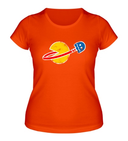 Женская футболка Space Pacman