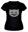 Женская футболка «Кошка с хэллоуинским узором» - Фото 1