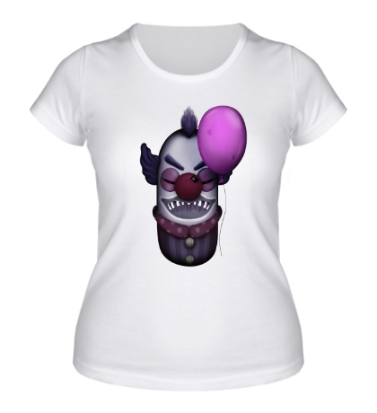 Женская футболка «Жуткий клоун»