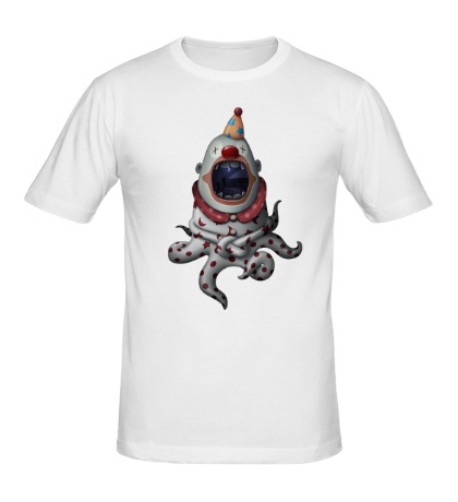Мужская футболка «Клоун-осьминог»
