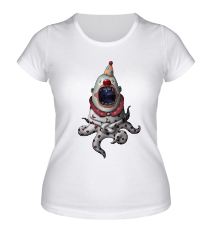 Женская футболка Клоун-осьминог