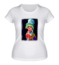 Женская футболка Зомби клоун
