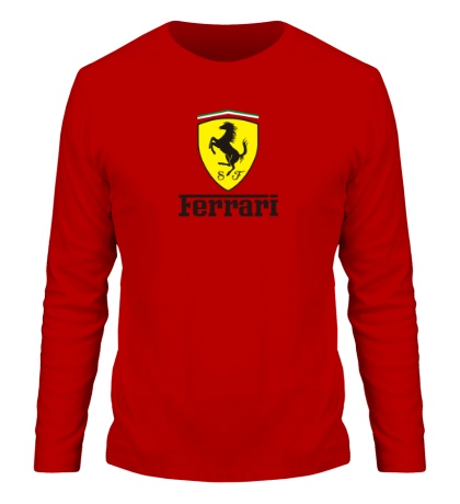 Мужской лонгслив «Ferrari Shield»