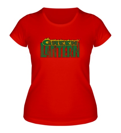 Женская футболка Green Latern: Sign