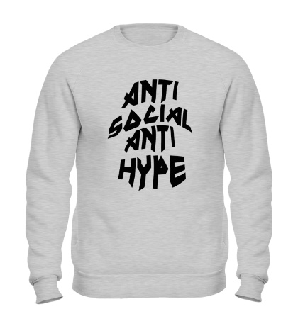 Свитшот Anti Social Anti Hype
