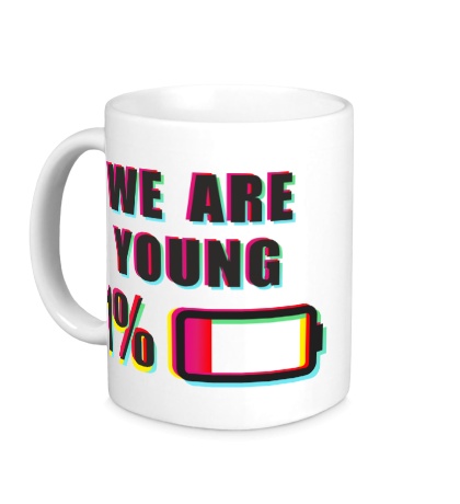 Керамическая кружка «We are young»