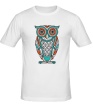 Мужская футболка «Art Deco Owl Diurnal» - Фото 1