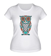 Женская футболка Art Deco Owl Diurnal