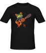Мужская футболка «Лягушенок музыкант» - Фото 1