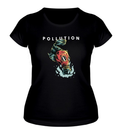Женская футболка Polluton