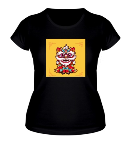 Женская футболка Китайский лев