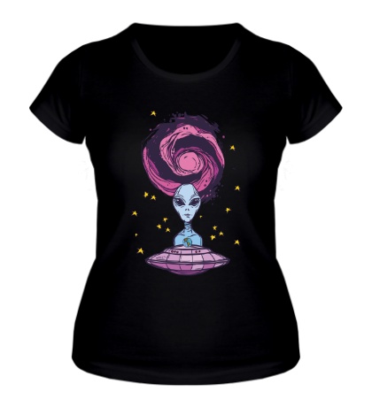 Женская футболка «Космическая федерация»