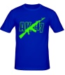 Мужская футболка «Калашников АК-47, свет» - Фото 1