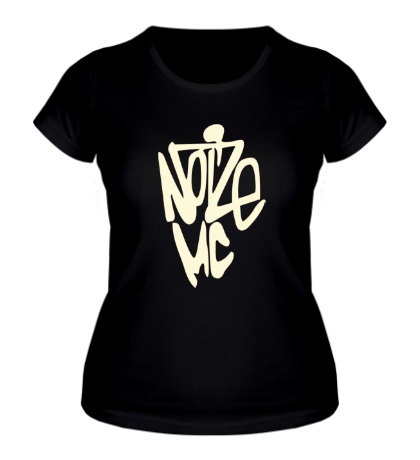 Женская футболка «Noize MC Graffiti Glow»