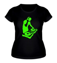 Женская футболка DJ Boy Glow