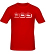 Мужская футболка «Eeat sleep drift» - Фото 1