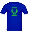 Мужская футболка «Drum & Bass Skull Glow» - Фото 1