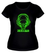 Женская футболка «Drum & Bass Skull Glow» - Фото 1