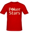 Мужская футболка «Poker Stars Glow» - Фото 1