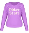 Женский лонгслив «Poker Stars Glow» - Фото 1