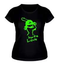 Женская футболка Hate Love