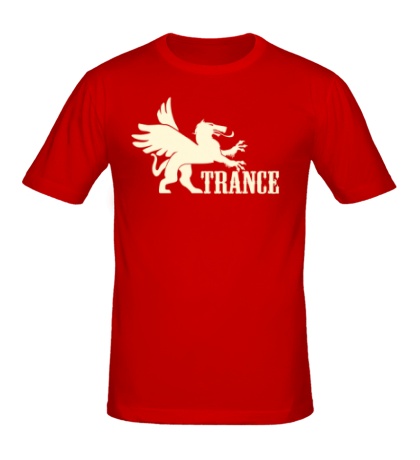 Мужская футболка «Trance King Glow»