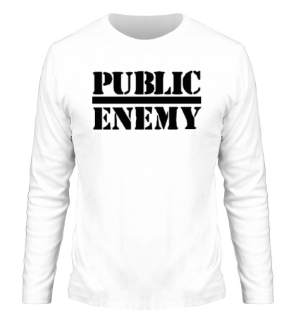 Мужской лонгслив Public Enemy Logo