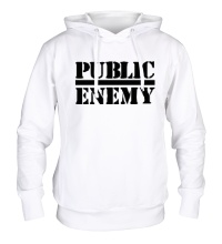 Толстовка с капюшоном Public Enemy Logo