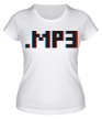 Женская футболка «Stereo mp3» - Фото 1