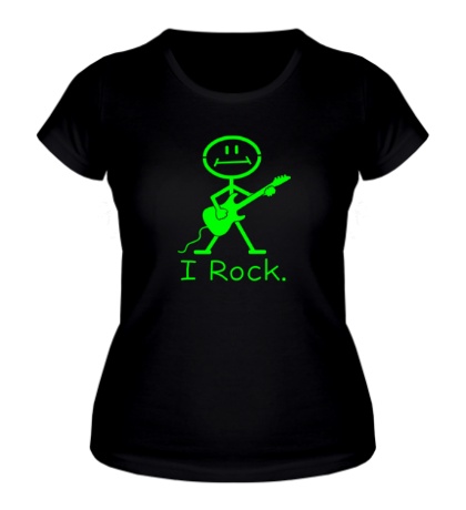 Женская футболка I Rock Glow