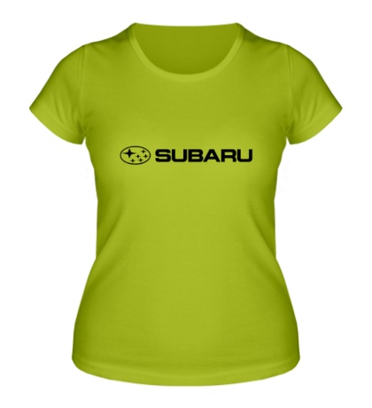 Женская футболка Subaru Line