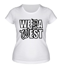 Женская футболка We Da WEST
