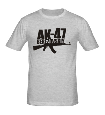 Мужская футболка «AK-47 Berezovskiy»