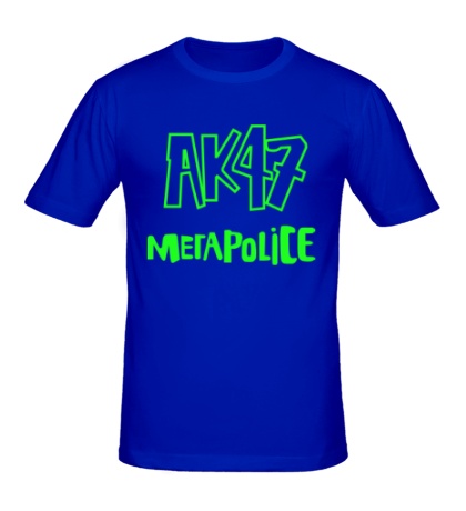 Мужская футболка «АК47 MegaPolice»