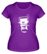 Женская футболка «Монстр-магнитофон» - Фото 1